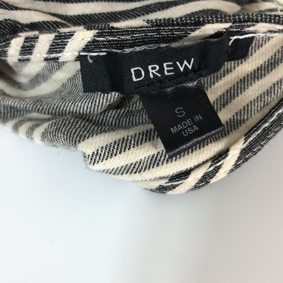 Drew Striped Jogger Jumpsuit Sleeveless Charcoal Grey Small - Picture 7 of 8